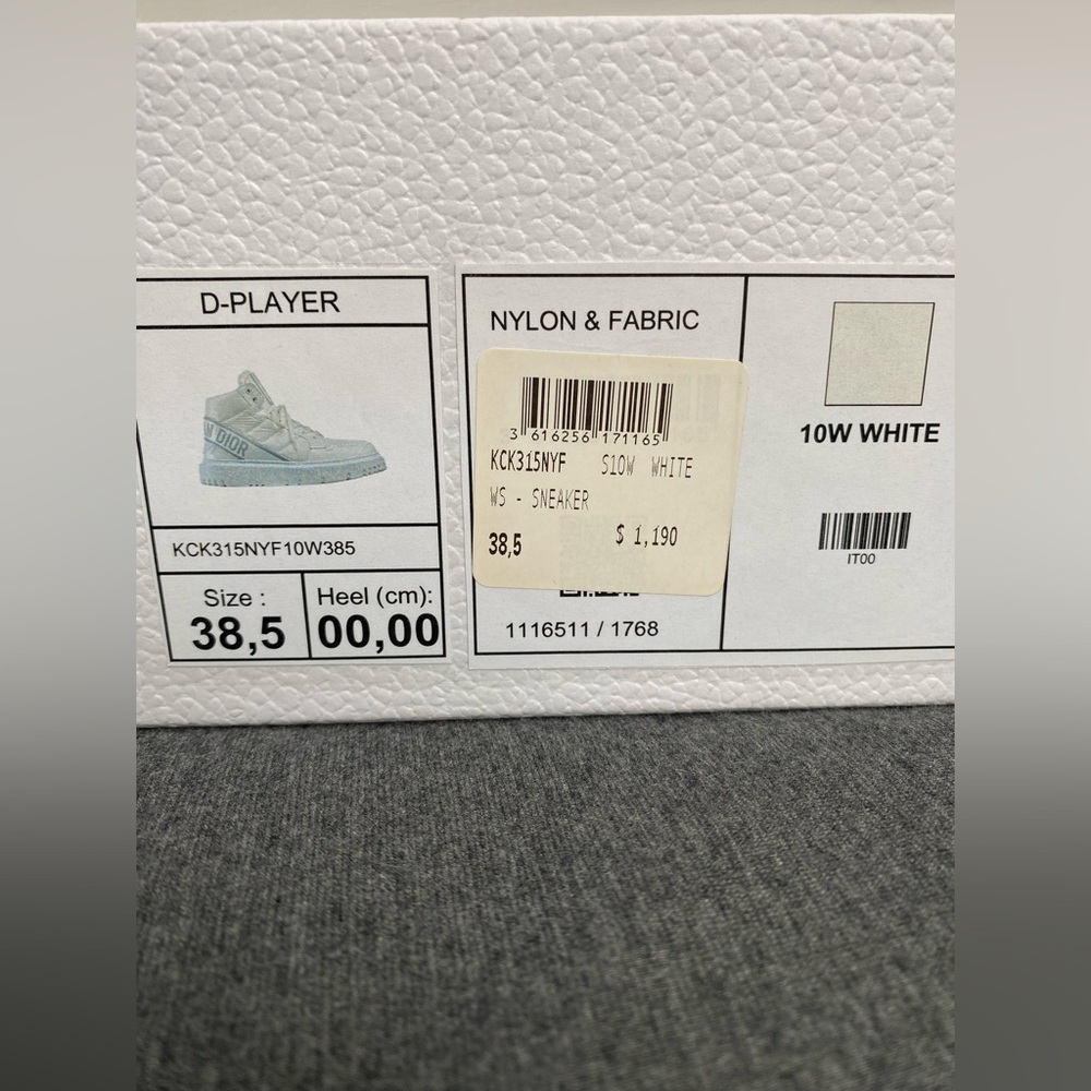 NWB AUTHENTIC DIOR D-PLAYER SNEAKERS - Picture 8 of 9